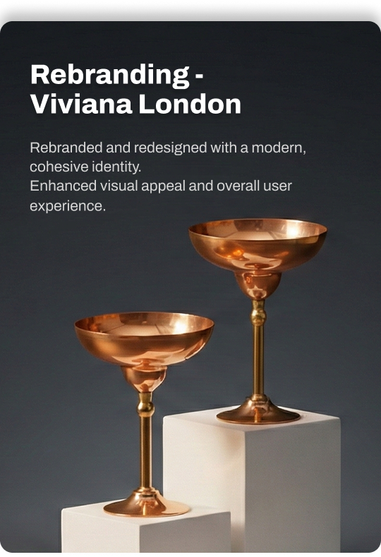 Rebranding - Viviana London A rebrand and visual refresh for Viviana London.